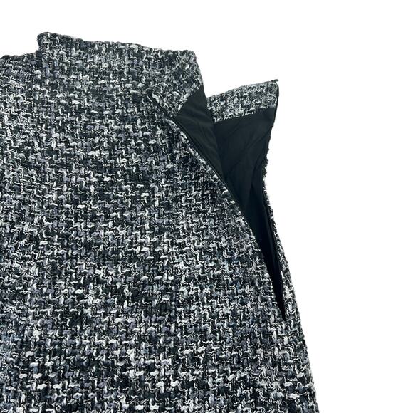 Tobi Strapless Tweed Mini Dress Black M Flecked Bodycon Fitted Party Cocktail - Picture 7 of 11